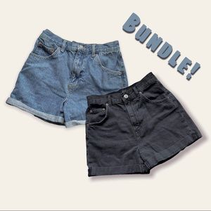BDG denim mom short bundle!